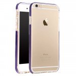 Wholesale iPhone 7 Plus LED Flash Clear Hybrid Case (Purple)